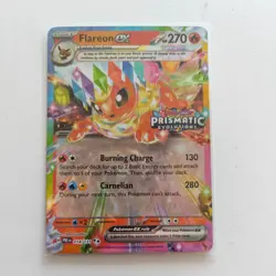 Flareon ex - (Prismatic Evolutions Stamp) Holo Promo 014/131 NM - Image 1
