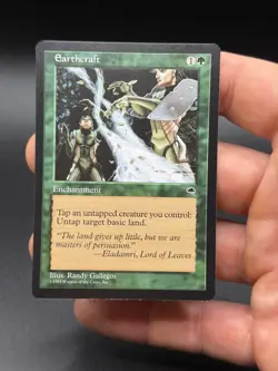 Pack Fresh Near Mint EARTHCRAFT Rare TEMPEST Magic the Gathering Unplayed - Image 1