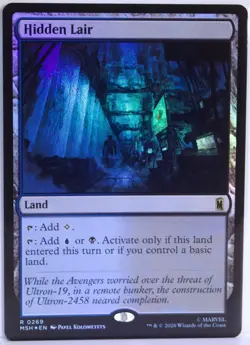 Hidden Lair [New, Near Mint] *Foil* {Marvel Super Heroes} - Image 1