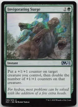 Invigorating Surge 190 Uncommon Core Set 2021 Magic: The Gathering NM - Image 1