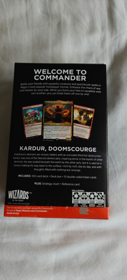 MTG Chaos Incarnate Starter Commander Deck NEW SEALED - Image 3