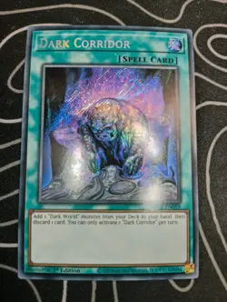 YUGIOH Secret Rare Dark Corridor DUNE-EN059 1st Edition - Image 1
