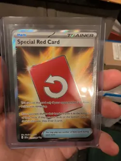 Special Red Card 113/086 Me04: Chaos Rising Holo - Image 1