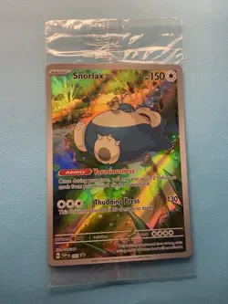 Nintendo Pokemon TCG Snorlax Scarlet & Violet Promo SVP 051 Holo 150 HP EN - Image 1