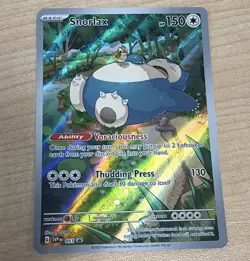 Pokemon TCG Snorlax 051 SV Scarlet & Violet Promo Holo 150 HP Eng 2023 - Image 1
