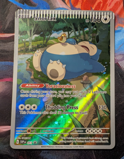Pokemon TCG Snorlax 051 SV Scarlet & Violet Promo EN Holo Promo CRIMP ERROR - Image 1