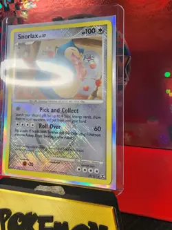 Pokemon Snorlax Reverse Crosshatch Holo League & Championship Reverse Promo TCG - Image 2