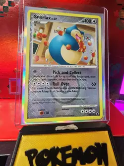 Pokemon Snorlax Reverse Crosshatch Holo League & Championship Reverse Promo TCG - Image 3