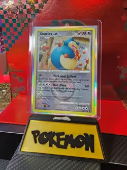 Pokemon Snorlax Reverse Crosshatch Holo League & Championship Reverse Promo TCG - Image 4