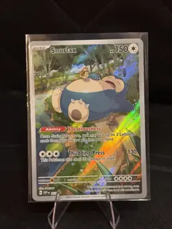 Pokemon TCG Snorlax 051 SV Scarlet & Violet Promo Holo EN 2023 150 HP - Image 1