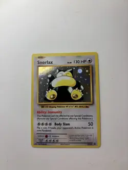 Pokemon TCG Snorlax XY179 Holo Black Star Promo Card Excellent NM Condition - Image 1