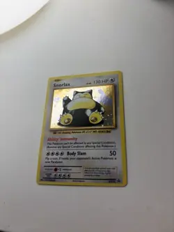 Pokemon TCG Snorlax XY179 Holo Black Star Promo Card Excellent NM Condition - Image 2