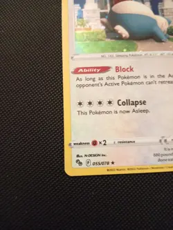 Pokemon TCG Snorlax Holo Promo Card Pokemon Go 055/078 - Image 3