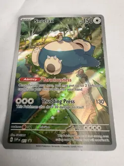 Snorlax 051 SV: Scarlet & Violet Promo Holo Pokemon TCG English 150HP - Image 2