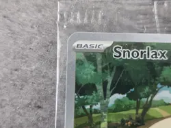 Pokemon TCG Snorlax Promo Card 151 SVP051 Holo Sealed - Image 2