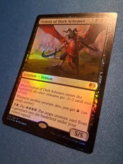 Demon of Dark Schemes Kaladesh foil LP Magic MTG - Image 2