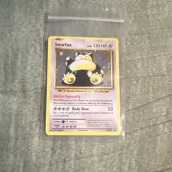 Pokemon TCG Snorlax XY179 XY Promo Holo Card EN 130HP Basic 2016 - Image 2