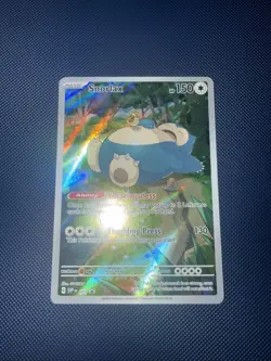 Pokemon TCG Snorlax ETB Promo Card Scarlet Violet 151 SVP051 Holo - Image 1