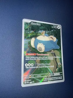 Pokemon TCG Snorlax ETB Promo Card Scarlet Violet 151 SVP051 Holo - Image 2