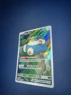 Pokemon TCG Snorlax ETB Promo Card Scarlet Violet 151 SVP051 Holo - Image 3