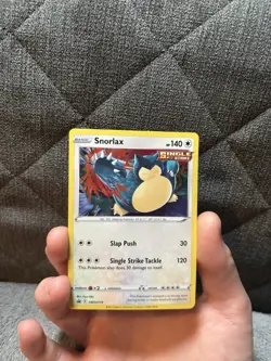 Pokemon Snorlax Holo TCG SWSH119 Promo Card - Image 1