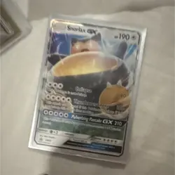Pokemon TCG Snorlax GX Sun & Moon SM05 Holo Promo GX 190 HP English - Image 1