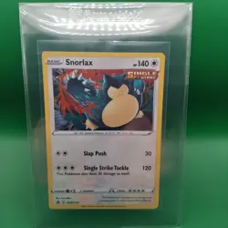 Pokemon TCG 2021 Snorlax SWSH119 Black Star Promo Card Holo Rare Nm - Image 1