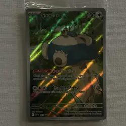 Pokemon TCG 2023 Snorlax 051 Scarlet & Violet Promo Holo 150 HP ENG SEALED - Image 1