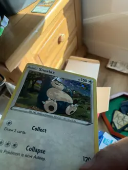Pokemon TCG Snorlax Rebel Clash 141/192 Promo Cosmos Holo Rare Light Play - Image 3