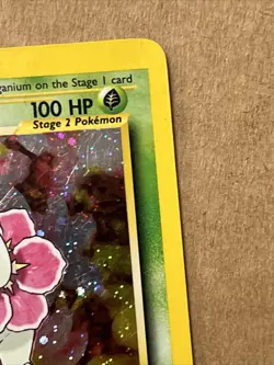 Pokemon TCG Neo Genesis Meganium 10/111 Holo Rare Unlimited 100 HP Eng 2000 - Image 4