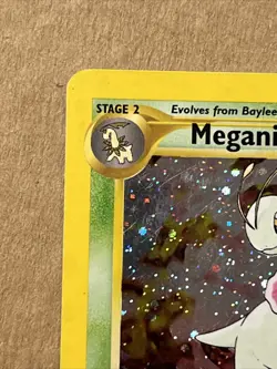 Pokemon TCG Neo Genesis Meganium 10/111 Holo Rare Unlimited 100 HP Eng 2000 - Image 5