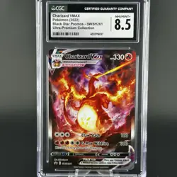 Pokemon TCG Charizard VMAX SWSH261 Black Star Promo Holo Eng CGC 8.5 - Image 1