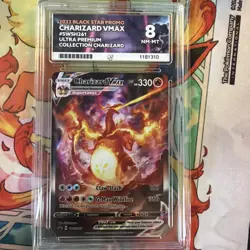 Pokemon TCG SWSH261 Charizard VMAX Holo Black Star Promo Card Ace 8 - Image 1