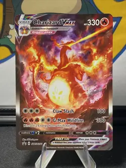 Pokemon TCG Charizard VMAX SWSH261 SWSH: Sword & Shield Black Star Promo Holo - Image 1