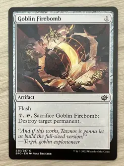 Goblin Firebomb 235/287 Brothers War BRO MTG Magic The Gathering - Image 1