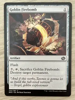 Goblin Firebomb 235/287 Brothers War BRO MTG Magic The Gathering - Image 2