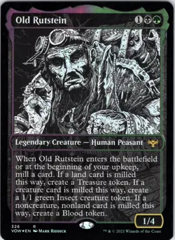Old Rutstein (Showcase) 326 Innistrad: Crimson Vow Magic: The Gathering Foil NM - Image 1