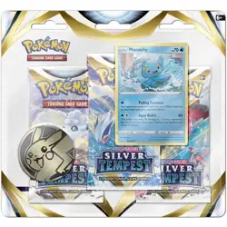 Pokemon TCG : 3 Pack Blister : Sword and Shield : Silver Tempest & Promo - Image 1