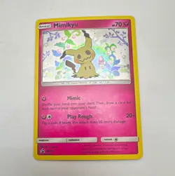 Pokemon TCG Mimikyu SM163 SM Promo Holo Basic 70 HP English 2019 - Image 1