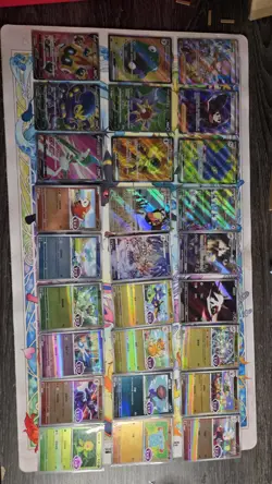 Pokemon Card Lot Full Art All Holo Hits V/EX SR AR Stamped 90 Cards NM Read Desc - Image 2