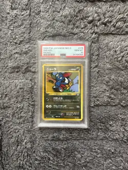 PSA 10 | Pokemon Sneasel #256 | Neo 3 Vintage Low Pop 179 Japanese 2000 Promo - Image 1