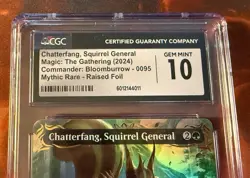 Chatterfang, Squirrel General (Borderless, Raised Foil) Bloomburrow, CGC 10! - Image 4