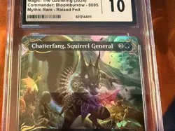 Chatterfang, Squirrel General (Borderless, Raised Foil) Bloomburrow, CGC 10! - Image 5