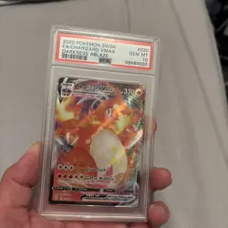 2020 POKEMON SWORD & SHIELD DARKNESS ABLAZE #020 FULL ART/CHARIZARD VMAX PSA 10 - Image 1