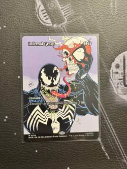 Infernal Grasp Spider-Man Bonus Sheet Borderless Mythic Rare - Image 1