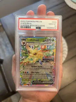 Leafeon EX 006/131 Surprise Box Stamped Promo Prismatic Evolutions - PSA 10 - Image 1