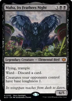 Maha, Its Feathers Night Bloomburrow Magic MTG NM - Image 1
