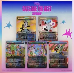 MTG Secret Lair "Cats are the Best" FOIL Drop Toby's Journey 🔥IN HAND - Image 1