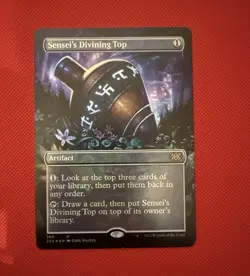 MTG Sensei's Divining Top Double Masters 398 DM22 Rare Borderless - Image 1