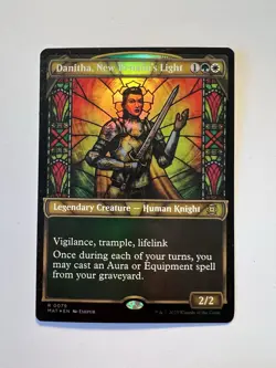 Danitha, New Benalia's Light - FOIL SHOWCASE - MTG MAT: The Aftermath - NM - Image 1